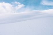 雪坡风景壁纸图片