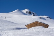 冬天高山雪景图片