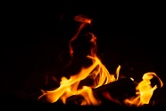 燃烧篝火火焰图片