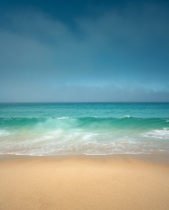 海岸沙滩唯美风景图片