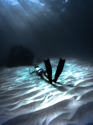 深海潜水高清图片