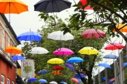 雨伞天幕装饰图片