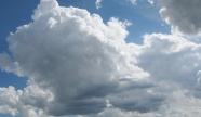 天空云白云云团图片