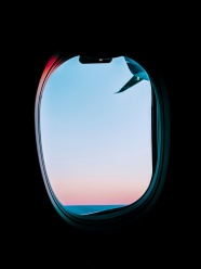 高清飞机窗户照片