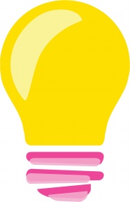 卡通黄色电灯泡图片