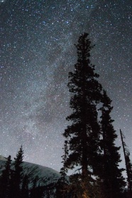 唯美夜空繁星图片