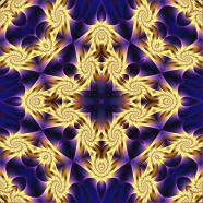 金色花纹紫色背景图片