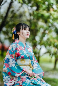日本美女和服装扮图片