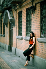 亚洲中国街拍美女图片