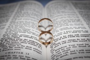 玫瑰金结婚戒指图片