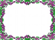 紫罗兰边框背景图片