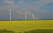 平原电力风车景观图片