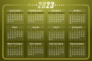 2023年全年日历图片
