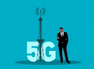 5G网络科技商务插画图片
