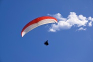 高空跳伞图片素材