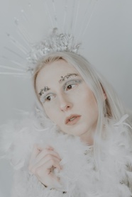 雪之女王主题艺术摄影