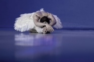 白丝芭蕾舞美女图片