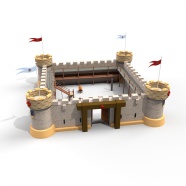 欧式城堡3D模型图片