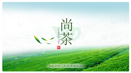 中国茶文化品牌推广PPT模板