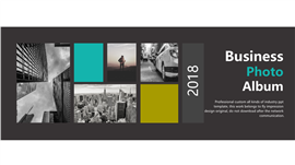 产品推广商务相册展示PPT模板