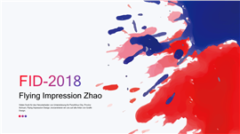 渐变色工作竞聘报告PPT模板