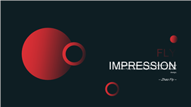 渐变色科技风工作总结计划PPT模板