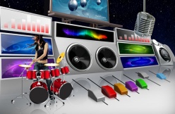 音乐舞台设计PSD素材