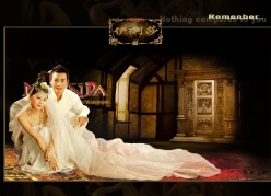典雅婚纱模板PSD素材