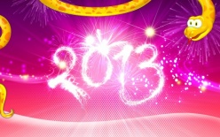 2013新年海报PSD模板