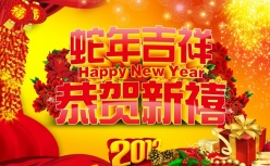 2013蛇年吉祥PSD素材图