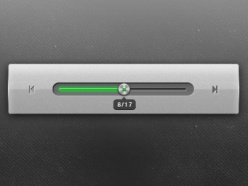 播放器滑块PSD素材