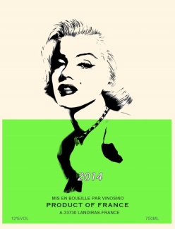 玛丽莲梦露PSD插画设计