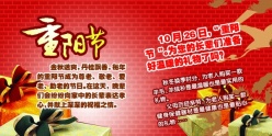 重阳节活动宣传海报PSD