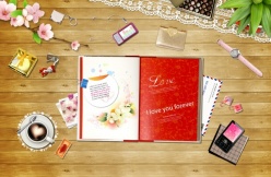 桌面杂物源文件素材设计