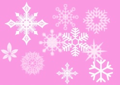 雪花分层素材源文件