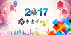 2017鸡年新春广告设计