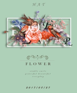 FLOWER小清新海报模板