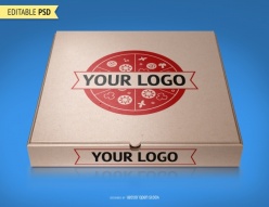Pizza纸盒样机