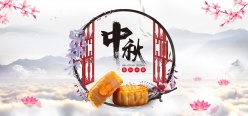 中秋月饼宣传广告素材