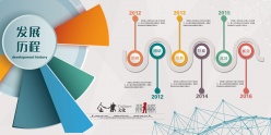 企业发展历程图设计