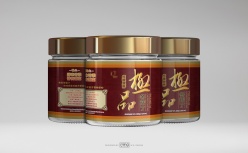 菌菇食品罐装不干胶标签