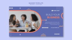 网页元素-商务项目主题banner设计素材