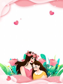 母亲节海报背景图源文件