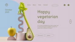 世界素食日登录页模板
