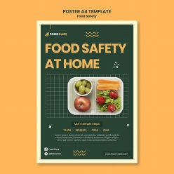 健康饮食海报设计模板