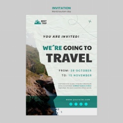 世界旅游日宣传广告设计