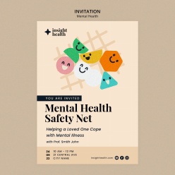 心理健康创意海报设计