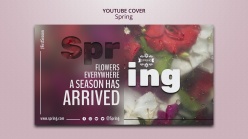 春季youtube封面模板