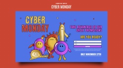 网络星期一促销登陆页模板