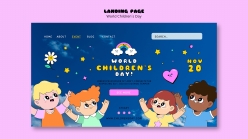国际儿童节网页登录页分层素材